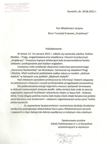 Referencja SP 1 Glin
